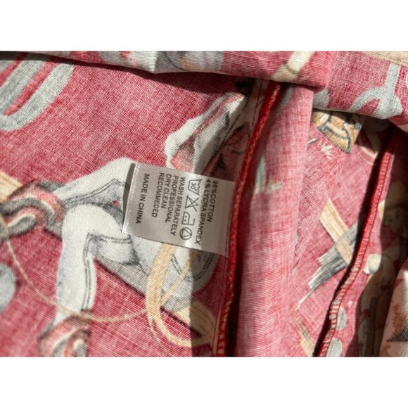 Special editions red cowgirls shirt dress western rodeo 60's retro women 3XL - Picture 4 of 11